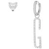 CUORI MILANO "CUORI MILANO Orecchini con lettera ""g"" in argento con zirconi"