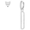 CUORI MILANO "CUORI MILANO Orecchini con lettera ""d"" in argento con zirconi"