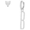 CUORI MILANO "CUORI MILANO Orecchini con lettera ""b"" in argento con zirconi"
