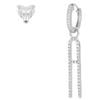 CUORI MILANO "CUORI MILANO Orecchini con lettera ""a"" in argento con zirconi"