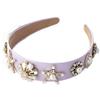 Brillabenny CERCHIETTO GIOIELLO CRISTALLI STRASS FERMA CAPELLI PER CERIMONIA ELEGANTE ACCESSORIO SPOSA ABITO MATRIMONIO Brillabenny (LILLA 2)