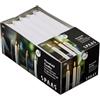 Spaas Household Tapered Dinner Candles Hours, Unscented-w 20 Candele per la Cena affusolate per Uso Domestico, 19/180 mm, ± 6 Ore, Non profumate, Cera di paraffina, Bianco, 1.9 cm, unità