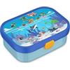 Mepal - Lunch box Campus - Bento Lunch Box per bambini - Contenitore per il pranzo con scomparto bento e forchetta - Meal Prep Box con chiusura a clip - Senza BPA e lavabile in lavastoviglie - 750 ml