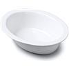 WM Bartleet & Sons 1750 Wm Bartleet & Sons - Piatto da portata ovale, tradizionale, in porcellana, ideale per pasta frolla, bianco, 19 cm