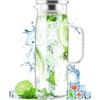 Zosenyer 1,5 Litri Caraffa Vetro, Brocca Acqua Vetro con Cperchio Sigillato, Borosilicato Resistente a Caldo/Freddo, per Bevande Calde e Fredde, Vino, Caffè, Latte e Succo