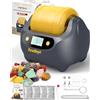 Zcvtbye Rock Tumbler Kit, lucidatrice per roccia con timer digitale di 9 giorni, kit completo per la lucidatura delle rocce, design a doppio strato, design con riduzione del rumore, macina include bicchiere
