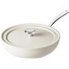 Redchef Padelle da 28 cm con coperchio in ceramica antiaderente, padelle da 28 cm in alluminio per tutti i piani cottura, senza PTFE, senza PFAS, senza PFOA, adatte per induzione, forno, lavastoviglie