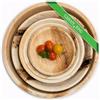 CANAPE KING | 25 pezzi di piatti rotondi monouso in foglia di palma da 30 cm | Stoviglie naturali ecocompatibili - come bambù, legno, carta, plastica - ottime per feste di matrimonio, piccoli snack