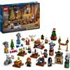 lego Harry Potter - Calendario dell'Avvento 2024 Fantasy di Hogwarts con 7 Minifigure e 16 Mini Costruzioni per Bambini da 7+ Anni - 76438