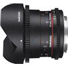Samyang Obiettivo V-DSLR 8mm T/3,8 UMC Fish-Eye CS II per Canon, Nero