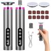 Mapille Pedicure Elettrico Professionale 2-in-1 Calli Piedi Rimozione Ricaricabile Lima Elettrica per Piedi e Talloni Screpolati Leviga Talloni Fresa Piedi Rimuovi Calli Elettrico pour Uomo Donna (Grigio)