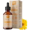 QKnatur ARNICA - Olio di Arnica Montana 100% Puro - Tensioni Muscolari, Collo, Spalle, Schiena - Organici - Vegetale - 50 ml