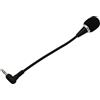 Alnicov Mini microfono Alnicov Testa connettore audio da 3,5 mm Condensatore microfono ideale per computer portatile Notebook Tablet PC Skype