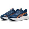 PUMA Pounce Lite JR, Sneaker, Persian Blue-Orange GLO White, 38 EU