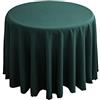 FANIVIN Tovaglia rotonda tinta unita Può essere utilizzato per casa/hotel/conferenza/occasioni di matrimonio verde scuro diametro 180cm
