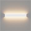 Klighten Applique da Parete Interno Moderno LED 83CM Lampada da Parete 30W Bianco Caldo 3000K Lampada da Muro per Camera da Letto Soggiorno Corridoio Scale (Bianco)