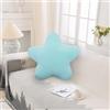 bechoanigel Cuscino Coccolone per Bambini, Cuscino Estetico a Stella 30 x 30 cm, Cuscino Coccolone, Decorativo per Ragazze e Ragazzi, Camera da Letto, Automobili, Divano, Letto, Regalo (Cielo Blu)