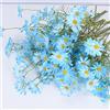 OUKEYI - 12 confezioni di fiori artificiali artificiali di seta artificiale, resistenti ai raggi UV, fiori selvatici finti per esterni, con steli vegetali, arbusti, piante, composizioni
