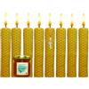 Apis Ibérica Candele al miele 100% Cera d'api naturale spagnola-Aromaterapia Rilassante-8 candele-Decorazione-EcoFriendly-Senza Tossici-Origine Spagna-Rituale Buona Fortuna 11/22