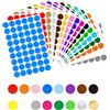 Jaimela 2 CM Etichette Adesive Bollini Colorati Rotonde, 864 Pcs Rotonda Tenuta Etichette Adesivi Multiuso Scrivibili per Calendari Ufficio Manuale (16 Color)