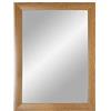 ByMoris Cornice a specchio in rovere rustico, 40 x 60 cm, specchio decorativo da parete con cornice in legno MDF, moderna, vintage, tutte le misure, realizzata su misura, 100% Made in Germany