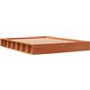 vidaXL Letto Senza Materasso Marrone Cera 120x200 cm in Legno di Pino