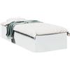 vidaXL Giroletto Bianco 75x190 cm in Legno Multistrato