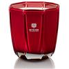 Dr. Vranjes - Candela Decorativa Tormalina - Rosso Nobile 500g / 18 oz, Candela Profumata, Raffinato Vaso di Vetro Colorato Fatto a mano, Forma Ottagonale, Colore Rosso, Made in Italy