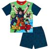 Dragon Ball Z Set pigiama per bambini con stampa di personaggi Goku, Vegeta e anime, biancheria da notte a maniche corte blu per bambini, età 7-15 anni, Blu, 8-9 Years