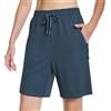 Rolcoassuns Pantaloncini da Trekking Donna Pantaloncini Cargo ad Asciugatura Rapida Shorts con Tasche,per Fitness,Viaggi,Golf,Escursionismo Sport,Running