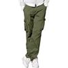 Generic Pantaloni da Trekking Uomo,Trekking Lavoro Larghi Cargo Pants Eleganti Cotone Combattimento Arrampicata Passeggio per Jogging All'aperto