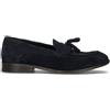 ANTICO MASTRO Mocassino uomo blu in suede
