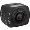 NK Telecamera sportiva a 360° con grandangolo 8 MP, custodia waterproof, bastone selfie e controllo remoto invluito, WiFi, Full HD 1080p, LCD 2in (nero)