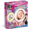 Clementoni Crazy Chic - Make-up Unicorn Mirror, Trousse Trucco Lavabile per Bambine 6+ Anni, Set Completo con Cosmetici e LED Ring Light, Gioco Creativo e Idea Regalo, 18855