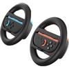 BYDIFFER Volanti per Nintendo Switch 2 Joy-Cons, Volanti da corsa per Switch 2 Controller Joy-Con Accessori (2025), 2 pacchetti, Nero