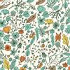 ANLIKY-Pro Carta da parati autoadesiva con rami e foglie colorati, 44X300CM，pellicola decorativa rimovibile per mobili
