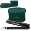 Heimfleiss® Tiralegacci + Legacci rivestiti in PVC 1,4 x 100-300mm (1000 pz.) - Set di legacci di alta qualità & tiralegacci per chiusura sacchi - Tendi legacci Legacci occhiellati