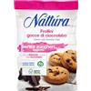 NATTURA Frollini con Gocce di Cioccolato Senza Zuccheri, Biscotti Senza Latte e Uova, con il -30% di Grassi Saturi, Prodotto Vegano Senza Olio di Palma, 200 gr