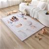 Hakuna Matte Tappetino per bambini, 170 x 120 x 2,5 cm, palloncini di dinosauro, tappetino per bambini, con memory foam, coperta da gioco antiscivolo, Tatami Bebe, pavimenti per bambini