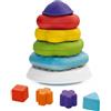 Chicco, Torre Anelli 2 in 1, Gioco Impilabile per Bambini, Forme e Incastri da Abbinare, Diverse Texture, 6-36 Mesi