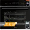 KKT KOLBE Forno da incasso 60 cm 70 L, 3,2 kW, autopulizia catalitica, rosticceria, funzione pizza, grill, aria ventilata, controllo app Wi‑Fi, timer automatico, EB8317HC