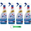 Beni Culinari 4x ACE Sgrassatore Universale,Profumo di Fiori di Lavanda - Rimuove fino al 100% del Grasso Incrostato - Spray 600ml + Portachiavi Beni Culinari in Omaggio