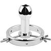 AMAZBEE Plug anale in acciaio inox espansione vaginale per le donne culo formazione Kit di stretching regolabile adulti SM giocattoli del sesso per le coppie (L)