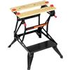BLACK+DECKER Banco da lavoro regolabile in altezza doppia BLACK+DECKER Workmate, WM536-XJ