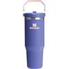 Stanley Flip Straw Tumbler 1.0 Borraccia Con Cannuccia 0.89L - Fredda Per 12 Ore - Borraccia Termica Senza BPA - Bottiglia Acqua Facile Da Trasportare - Lavabile In Lavastoviglie - Lupine