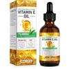 Meifenla Vitamin E Oil for Skin,75.000 UI Olio di vitamina E puro per viso, capelli,Unghie e corpo che stringono la pelle ingrossata,Ridurre linee fine e cicatrici,Non OGM