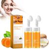 Grgowe 2Pc Detergente Viso Alla Curcuma,Detergente Viso All'Acido Cogico,Detergente Schiumogeno Illuminante Per Il Viso,Detergente Kojico Della Curcuma,Per Pulizia Ed Esfoliazione,Combattere L'Acne