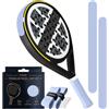 Pt Watch Overgrip Antiscivolo per Racchetta Padel - Kit con 2 Grips, 2 Protezioni Racchetta, Anello in Silicone - Accessori Sportivi Uomo e Donna - Colori Pastello - Pt·GripKit