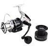Atlantic 7000 FD Set Di 2 Mulinelli Da Pesca In Mare - Precaricati Con Lenza Gialla 13,6 Kg