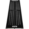 KOTO darts KOTO - Tappeto Checkout Nero 237 x 80cm, Indicatore Punteggio, Antiscivolo, Protegge Pavimento e Freccette